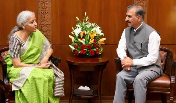 सुक्खू का सीतारमण से ऋण सीमा दो प्रतिशत बढ़ाने का आग्रह