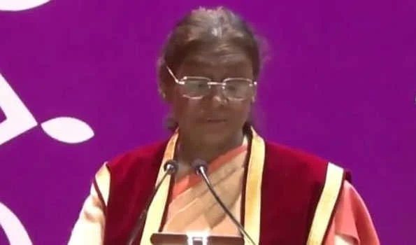 भारत तेजी से बढ़ती विश्व की सबसे बड़ी अर्थव्यवस्था: राष्ट्रपति मुर्मु