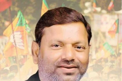 शंख ध्वनि के बीच यूपी भाजपा के नए प्रदेश अध्यक्ष बने पंकज चौधरी